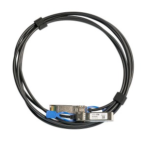 [MikroTik] 마이크로틱 XS+DA0001 1G/10G/25G SFP+ SFP28 Direct Attach Cable 1M